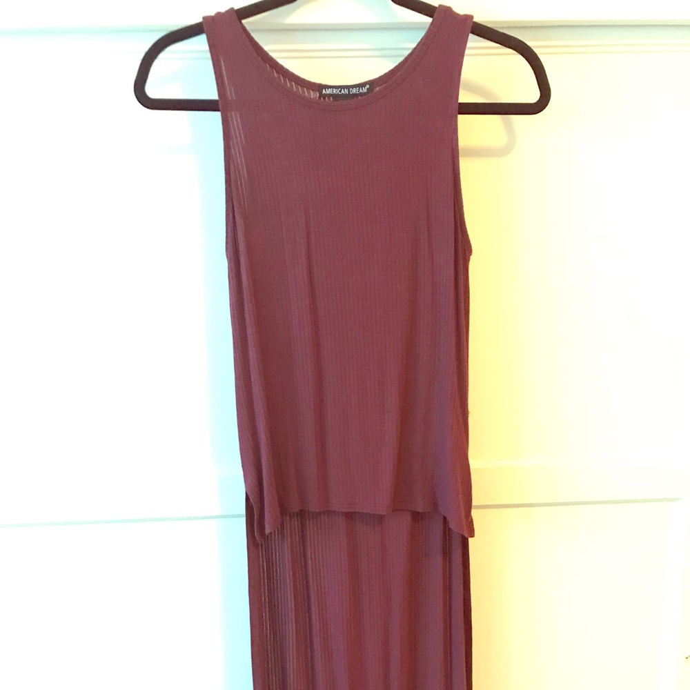 Flowy high low tank top